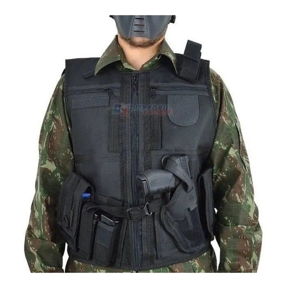 UTG Mens One Size Police Tactical Law Enforcement Vest Adjustable Hunting